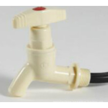 White plastic water tap ABS faucet